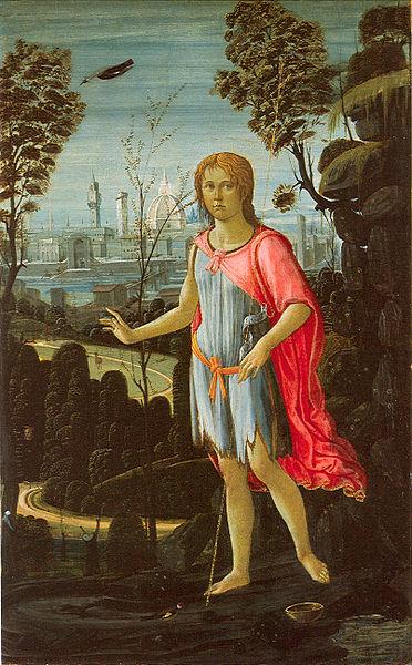 JACOPO del SELLAIO Saint John the Baptist oil painting picture